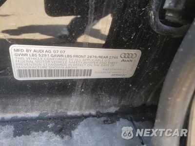 Zdjęcie 12 z 12 samochodu: 2008 AUDI A6 3.0 QUATTRO VIN:WAUDH74F58N031211 - miniatura