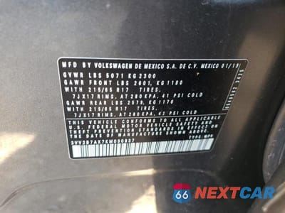 Zdjęcie 13 z 13 samochodu: 2019 VOLKSWAGEN TIGUAN SE VIN:3VV2B7AX7KM090837 - miniatura