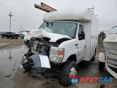 2011 FORD ECONOLINE E350 SUPER DUTY CUTAWAY VAN 1FDWE3FL5BDA16619 - główne zdjęcie licytacji z USA - miniatura