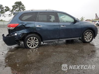 Trzecie zdjęcie samochodu z tyłu: 2015 NISSAN PATHFINDER S VIN:5N1AR2MM3FC710502 - miniatura