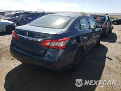 Trzecie zdjęcie samochodu z tyłu: 2014 NISSAN SENTRA S VIN:3N1AB7AP4EY209146 - miniatura