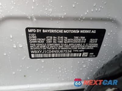 Zdjęcie 13 z 13 samochodu: 2022 BMW X2 XDRIVE28I VIN:WBXYJ1C04N5U67534 - miniatura