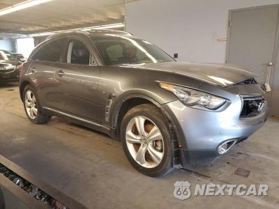 Czwarte zdjęcie samochodu z boku: 2015 INFINITI QX70 VIN:JN8CS1MW1FM482477 - miniatura