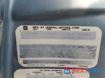 Zdjęcie 12 z 12 samochodu: 1985 CADILLAC ELDORADO VIN:1G6EL5788FE636072 - miniatura