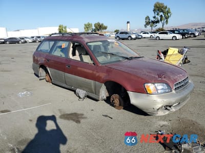 Czwarte zdjęcie samochodu z boku: 2002 SUBARU LEGACY OUTBACK VIN:4S3BH665927663844 - miniatura