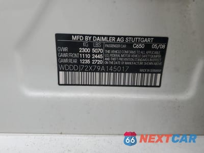 Zdjęcie 12 z 12 samochodu: 2009 MERCEDES-BENZ CLS 550 VIN:WDDDJ72X79A145017 - miniatura