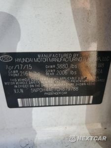 Zdjęcie 13 z 13 samochodu: 2016 HYUNDAI ELANTRA SE VIN:5NPDH4AE7GH679788 - miniatura