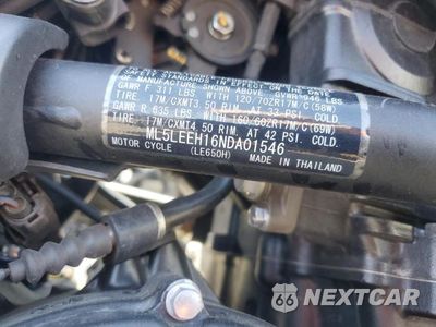 Zdjęcie 9 z 9 samochodu: 2022 KAWASAKI VERSYS 650 VIN:ML5LEEH16NDA01546 - miniatura