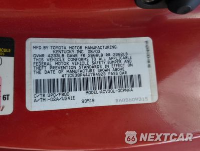 Zdjęcie 15 z 15 samochodu: 2004 TOYOTA CAMRY SOLARA SE VIN:4T1CE38P44U784923 - miniatura