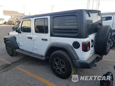 Drugie zdjęcie samochodu z przodu: 2018 JEEP WRANGLER UNLIMITED SPORT VIN:1C4HJXDG5JW108919 - miniatura