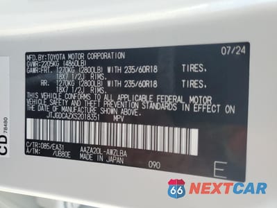 Zdjęcie 13 z 13 samochodu: 2025 LEXUS NX 250 PREMIUM VIN:JTJGDCAZXS2018351 - miniatura