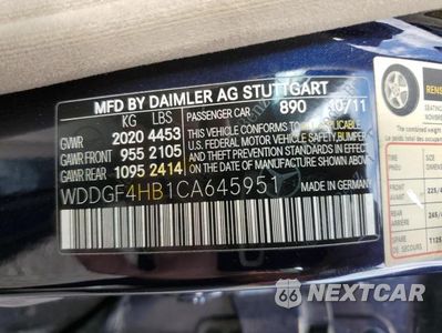 Zdjęcie 12 z 12 samochodu: 2012 MERCEDES-BENZ C VIN:WDDGF4HB1CA645951 - miniatura