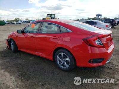 Drugie zdjęcie samochodu z przodu: 2019 HONDA CIVIC LX VIN:2HGFC2F69KH535580 - miniatura