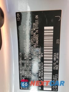 Zdjęcie 12 z 12 samochodu: 2010 LEXUS RX 450H VIN:JTJBC1BA3A2406241 - miniatura