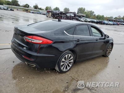 Trzecie zdjęcie samochodu z tyłu: 2020 FORD FUSION SE VIN:3FA6P0T97LR190325 - miniatura