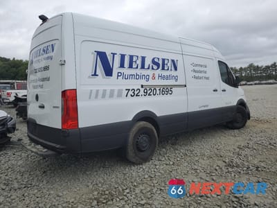 Trzecie zdjęcie samochodu z tyłu: 2023 MERCEDES-BENZ SPRINTER 2500 VIN:W1Y4NCHY6PT123577 - miniatura