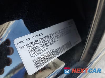 Zdjęcie 12 z 12 samochodu: 2023 AUDI A3 PREMIUM VIN:WAUAUDGYXPA103763 - miniatura