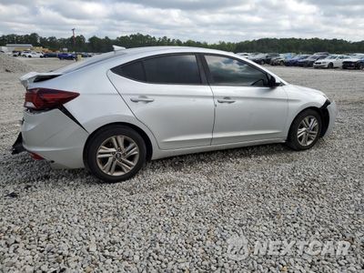 Trzecie zdjęcie samochodu z tyłu: 2019 HYUNDAI ELANTRA SEL VIN:KMHD84LF4KU742037 - miniatura