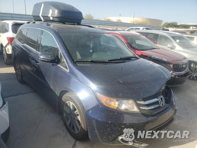 Czwarte zdjęcie samochodu z boku: 2014 HONDA ODYSSEY TOURING VIN:5FNRL5H94EB501495 - miniatura