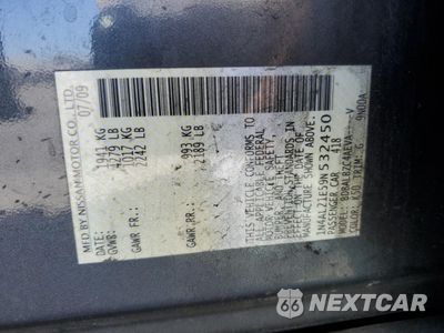 Zdjęcie 23 z 24 samochodu: 2009 NISSAN ALTIMA 2.5 VIN:1N4AL21E59N532450 - miniatura