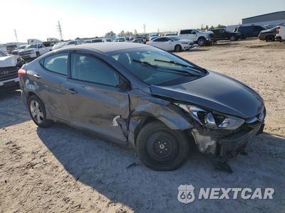 Czwarte zdjęcie samochodu z boku: 2013 HYUNDAI ELANTRA GLS VIN:5NPDH4AE1DH361256 - miniatura