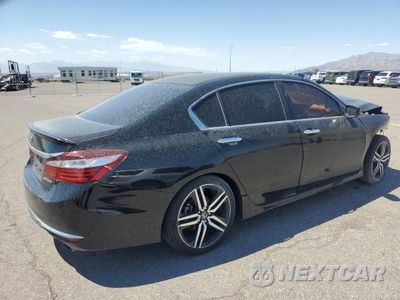 Trzecie zdjęcie samochodu z tyłu: 2016 HONDA ACCORD SPORT VIN:1HGCR2F55GA191468 - miniatura