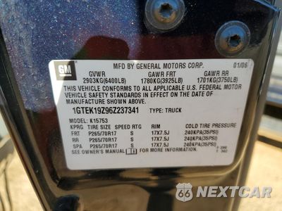 Zdjęcie 23 z 24 samochodu: 2006 GMC NEW SIERRA K1500 VIN:1GTEK19Z96Z237341 - miniatura