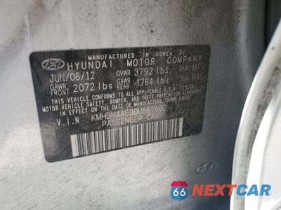 Zdjęcie 12 z 12 samochodu: 2013 HYUNDAI ELANTRA GLS VIN:KMHDH4AE3DU567602 - miniatura