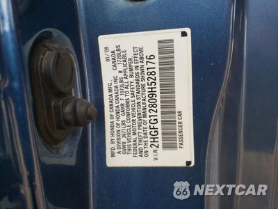 Zdjęcie 13 z 13 samochodu: 2009 HONDA CIVIC EX VIN:2HGFG12809H528176 - miniatura