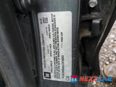 Zdjęcie 12 z 12 samochodu: 2020 CHEV SPARK VIN:KL8CB6SA5LC416203 - miniatura