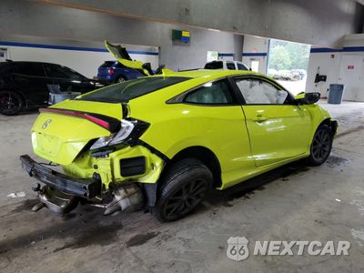 Trzecie zdjęcie samochodu z tyłu: 2019 HONDA CIVIC EX VIN:2HGFC3B31KH353986 - miniatura