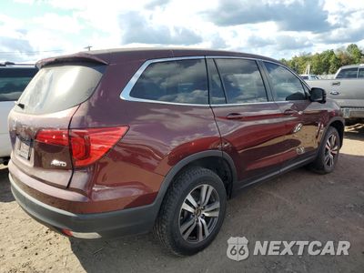 Trzecie zdjęcie samochodu z tyłu: 2018 HONDA PILOT EXL VIN:5FNYF6H52JB023822 - miniatura