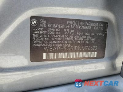 Zdjęcie 12 z 12 samochodu: 2011 BMW 328 I SULEV VIN:WBAPH5G51BNM76623 - miniatura