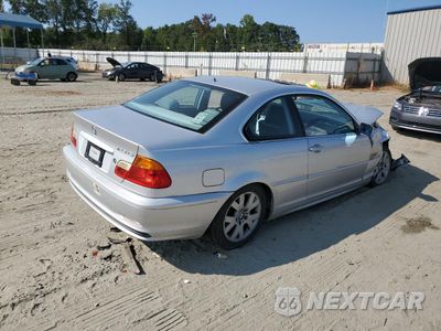 Trzecie zdjęcie samochodu z tyłu: 2000 BMW 323 CI VIN:WBABM3343YJN81364 - miniatura
