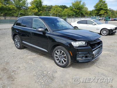Czwarte zdjęcie samochodu z boku: 2017 AUDI Q7 PREMIUM PLUS VIN:WA1LHBF72HD051665 - miniatura