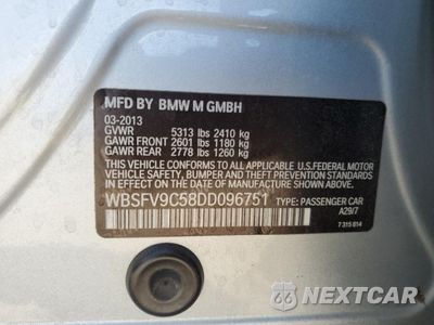Zdjęcie 13 z 13 samochodu: 2013 BMW M5 VIN:WBSFV9C58DD096751 - miniatura