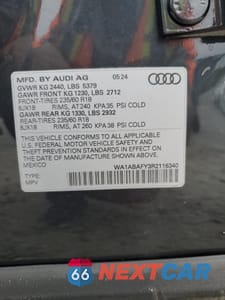 Zdjęcie 13 z 13 samochodu: 2024 AUDI Q5 PREMIUM 40 VIN:WA1ABAFY3R2116340 - miniatura