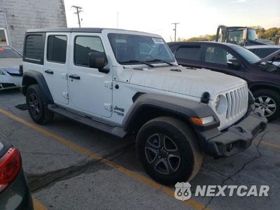 Czwarte zdjęcie samochodu z boku: 2018 JEEP WRANGLER UNLIMITED SPORT VIN:1C4HJXDG5JW108919 - miniatura