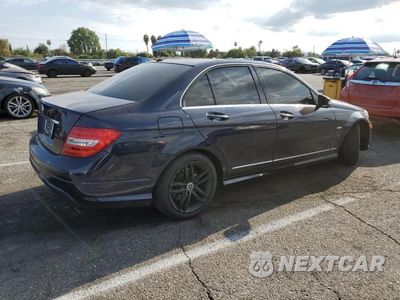 Trzecie zdjęcie samochodu z tyłu: 2012 MERCEDES-BENZ C VIN:WDDGF4HB1CA645951 - miniatura