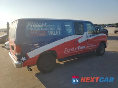 Trzecie zdjęcie samochodu z tyłu: 2014 FORD ECONOLINE E350 SUPER DUTY WAGON VIN:1FBNE3BL8EDA50469 - miniatura