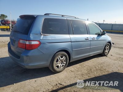 Trzecie zdjęcie samochodu z tyłu: 2005 HONDA ODYSSEY EXL VIN:5FNRL38615B029377 - miniatura