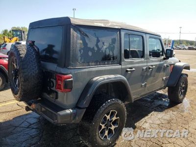 Trzecie zdjęcie samochodu z tyłu: 2021 JEEP WRANGLER UNLIMITED RUBICON VIN:1C4HJXFN2MW511739 - miniatura