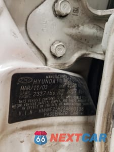 Zdjęcie 13 z 13 samochodu: 2003 HYUNDAI SONATA GL VIN:KMHWF25H23A860138 - miniatura