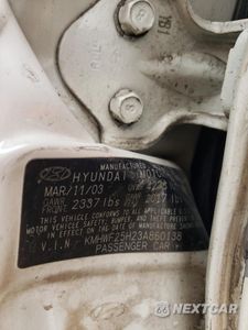 Zdjęcie 13 z 13 samochodu: 2003 HYUNDAI SONATA GL VIN:KMHWF25H23A860138 - miniatura