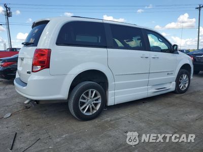 Trzecie zdjęcie samochodu z tyłu: 2014 DODGE GRAND CARAVAN SXT VIN:2C4RDGCG2ER457967 - miniatura