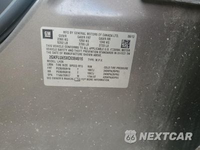 Zdjęcie 14 z 14 samochodu: 2012 GMC TERRAIN SLT VIN:2GKFLUE5XC6384916 - miniatura