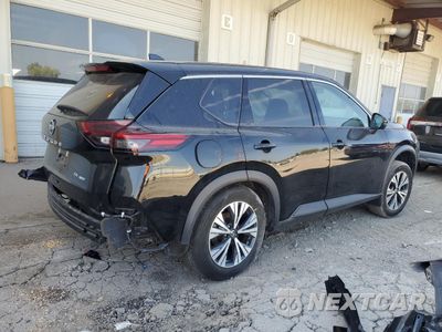 Trzecie zdjęcie samochodu z tyłu: 2021 NISSAN ROGUE SV VIN:5N1AT3BB1MC808496 - miniatura