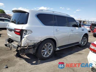Trzecie zdjęcie samochodu z tyłu: 2018 INFINITI QX80 BASE VIN:JN8AZ2NC5J9441035 - miniatura