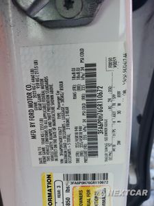 Zdjęcie 13 z 13 samochodu: 2016 FORD FUSION SE VIN:3FA6P0H76GR110672 - miniatura