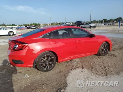 Trzecie zdjęcie samochodu z tyłu: 2019 HONDA CIVIC SPORT VIN:2HGFC2F8XKH524315 - miniatura